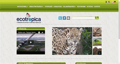 Desktop Screenshot of ecotropica.org.br